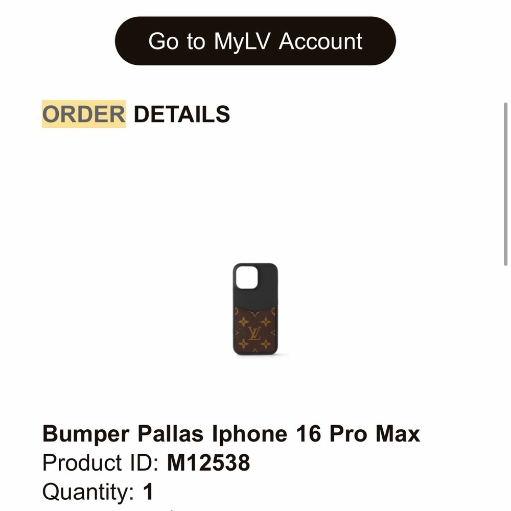 Louis Vuitton Black and Brown Phone Case - Picture 7 of 7